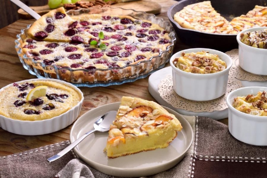 4 Recetas de Clafoutis