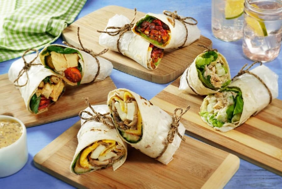 4 Wraps para Llevar 