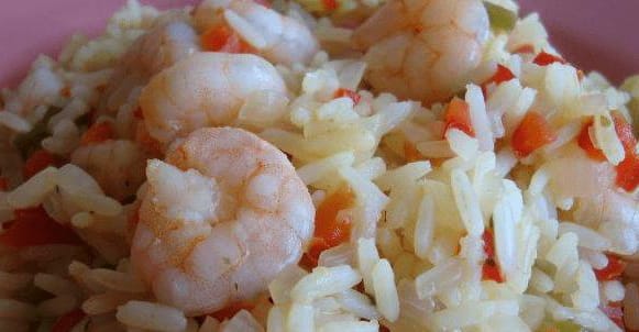 Arroz con Camarones