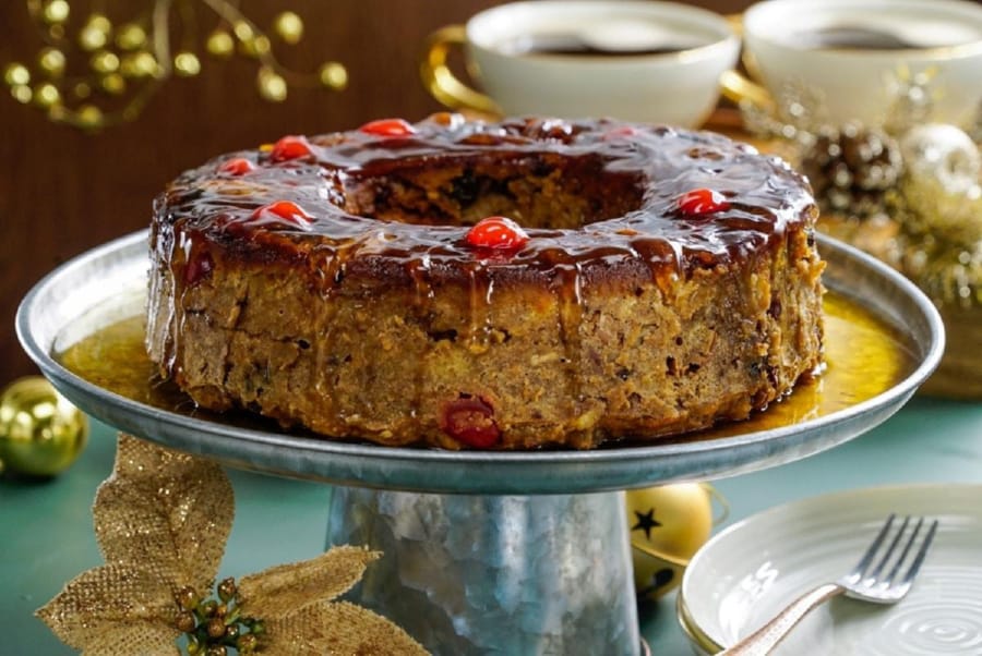 Budín de Pan Duro con Frutos Secos