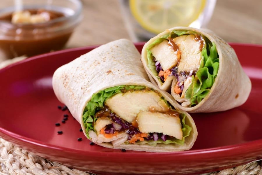 Burrito de Pollo Thai