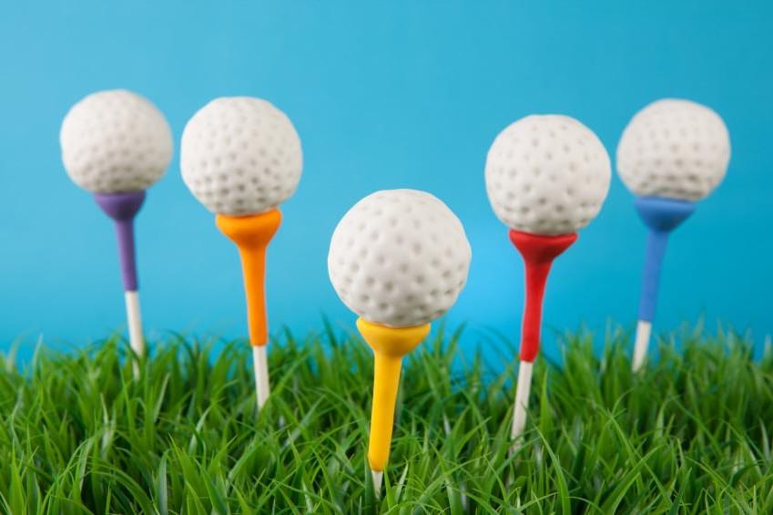 Cake Pops de Golf