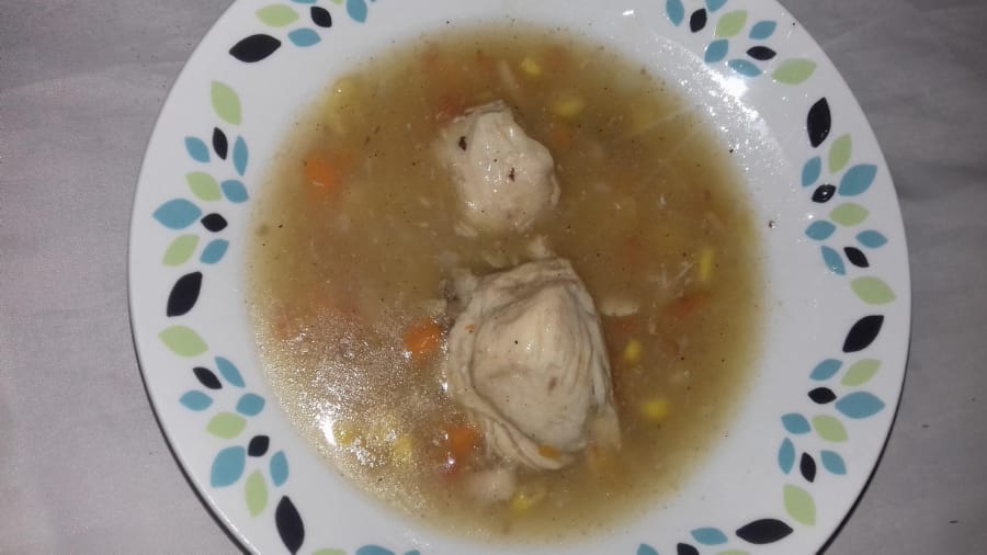 Caldo de Pollo con Fécula de Maíz