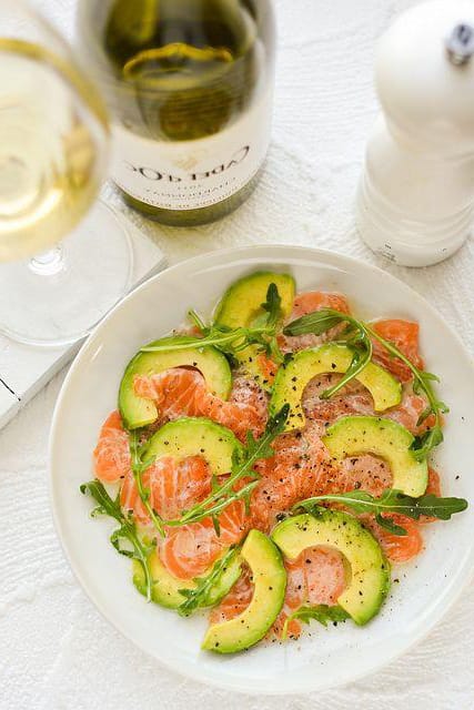 Carpaccio de Salmón Ahumado