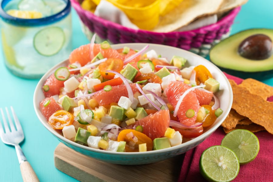 Ceviche de Pescado con Cítricos