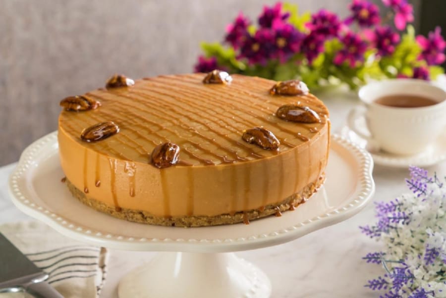 Cheesecake de Cajeta Sin Horno