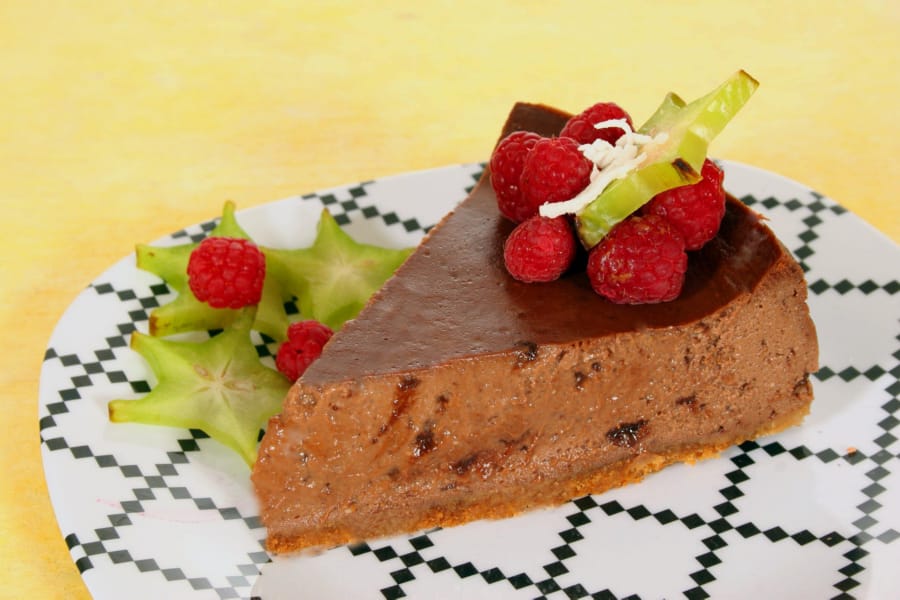 Cheesecake de Chocolate Bajo en Grasa