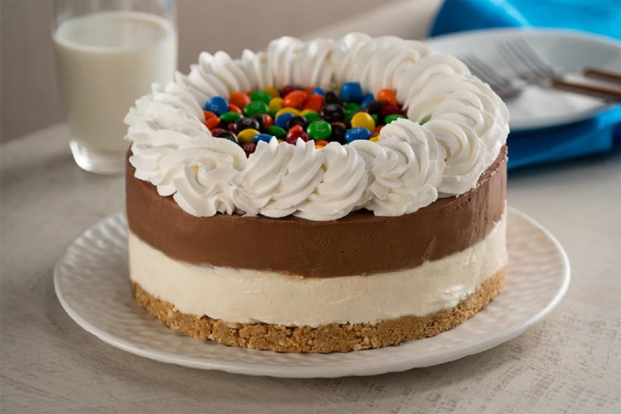 Cheesecake de m&m’s