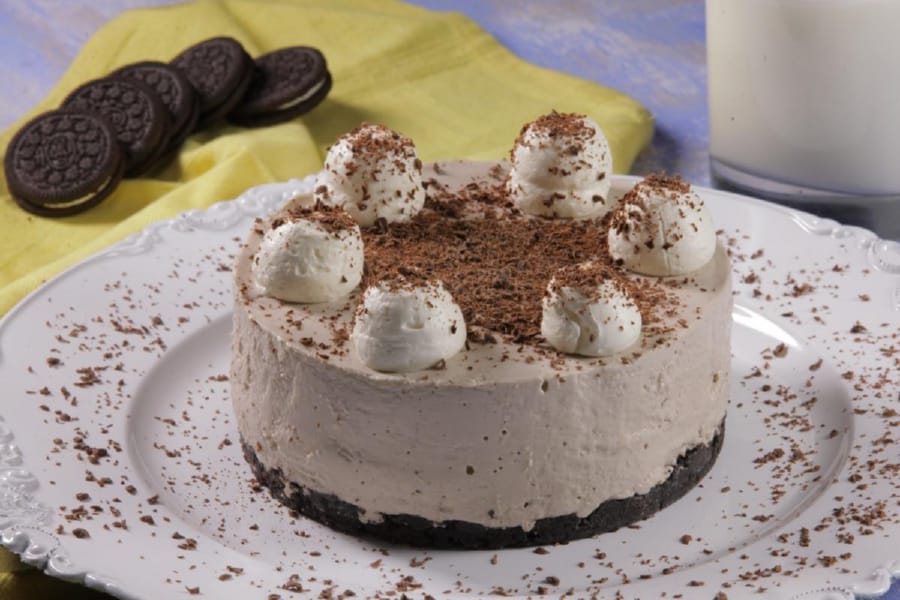 Cheesecake de Oreo Frío