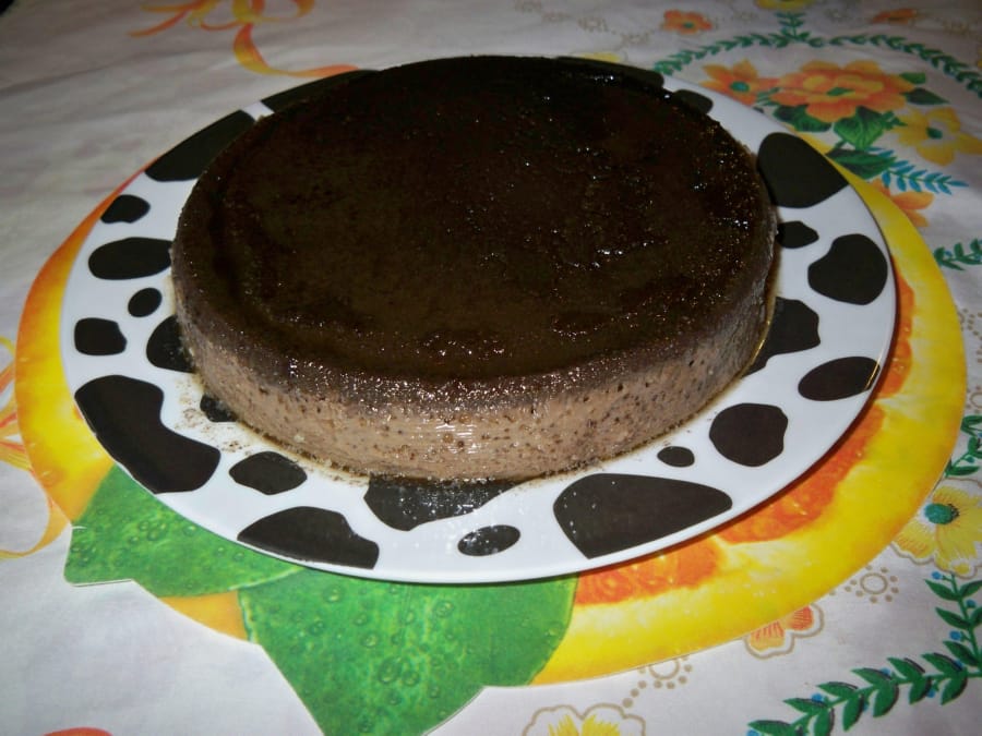 Chocoflan de Galletas de Chocolate