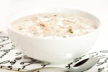 Clam Chowder light