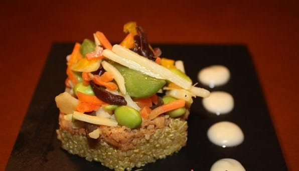 Cocinar Quinoa con Soja Texturizada