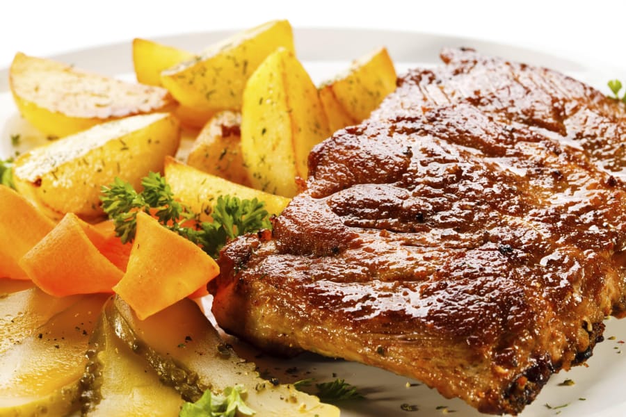 Costillas con Salsa Barbecue en Olla de Presión