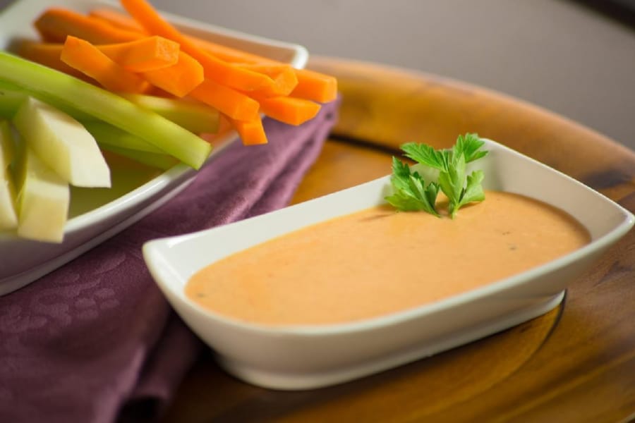 Crudités  con Aderezo de Pimiento 