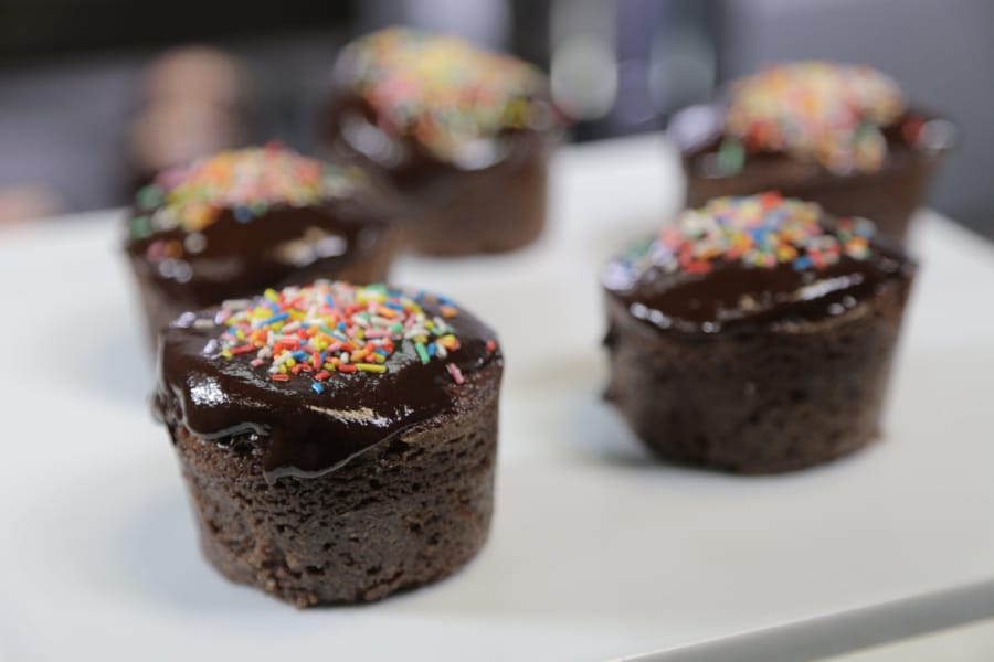 Cupcakes de Chocolate con Ganache de Chocolate