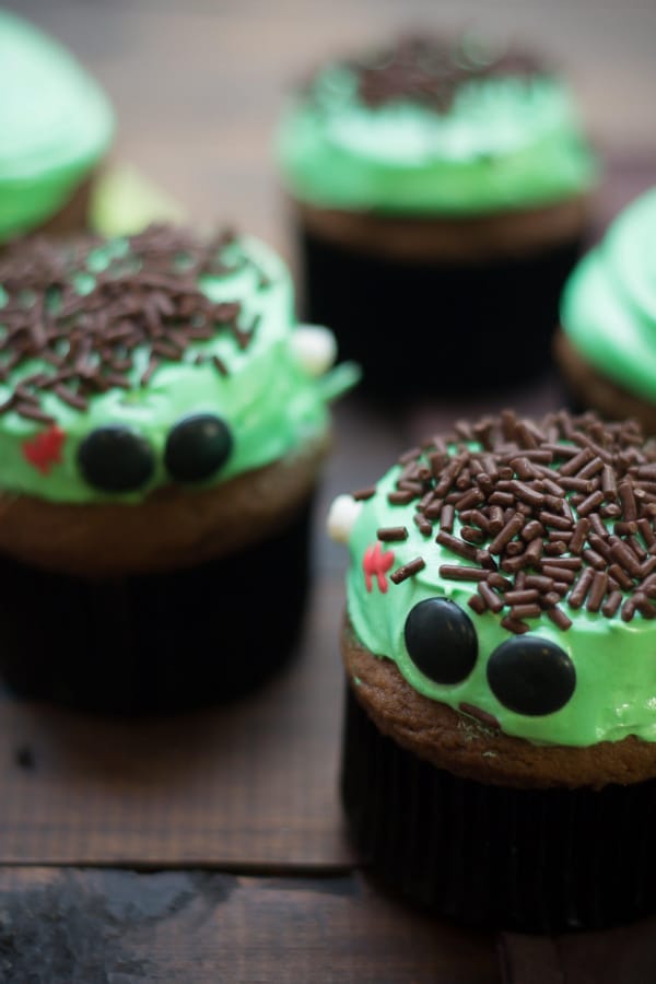 Cupcakes de Frankenstein
