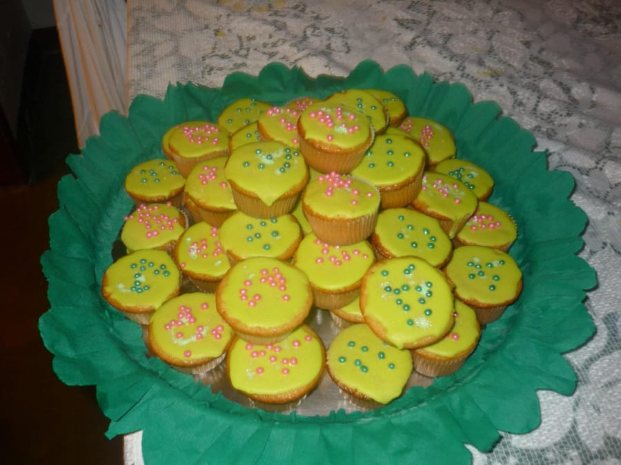 Cupcakes de Vainilla con Glass de Limón