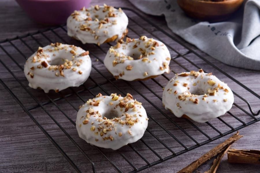 Donas de Zanahoria con Betún de Queso