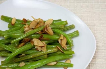 Ejotes Verdes con Almendras