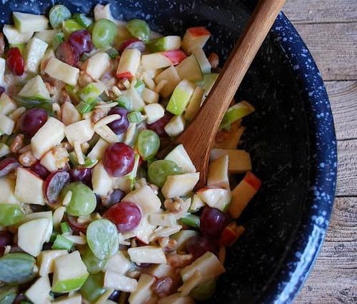 Ensalada crujiente de Uvas y Manzana 