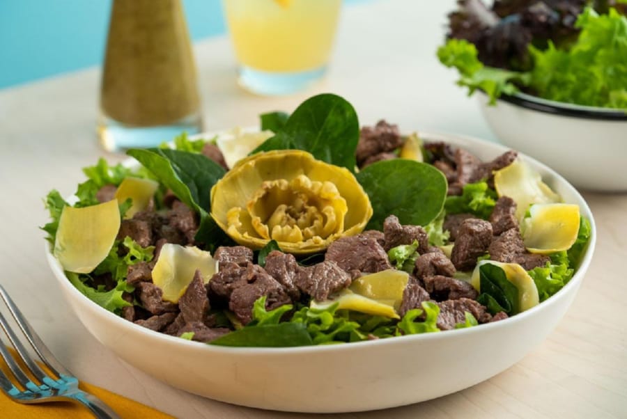 Ensalada de Arrachera con Vinagreta a las Finas Hierbas