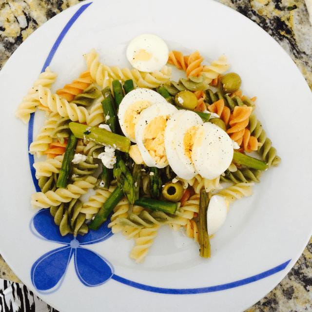 Ensalada de Pasta y Esparragos