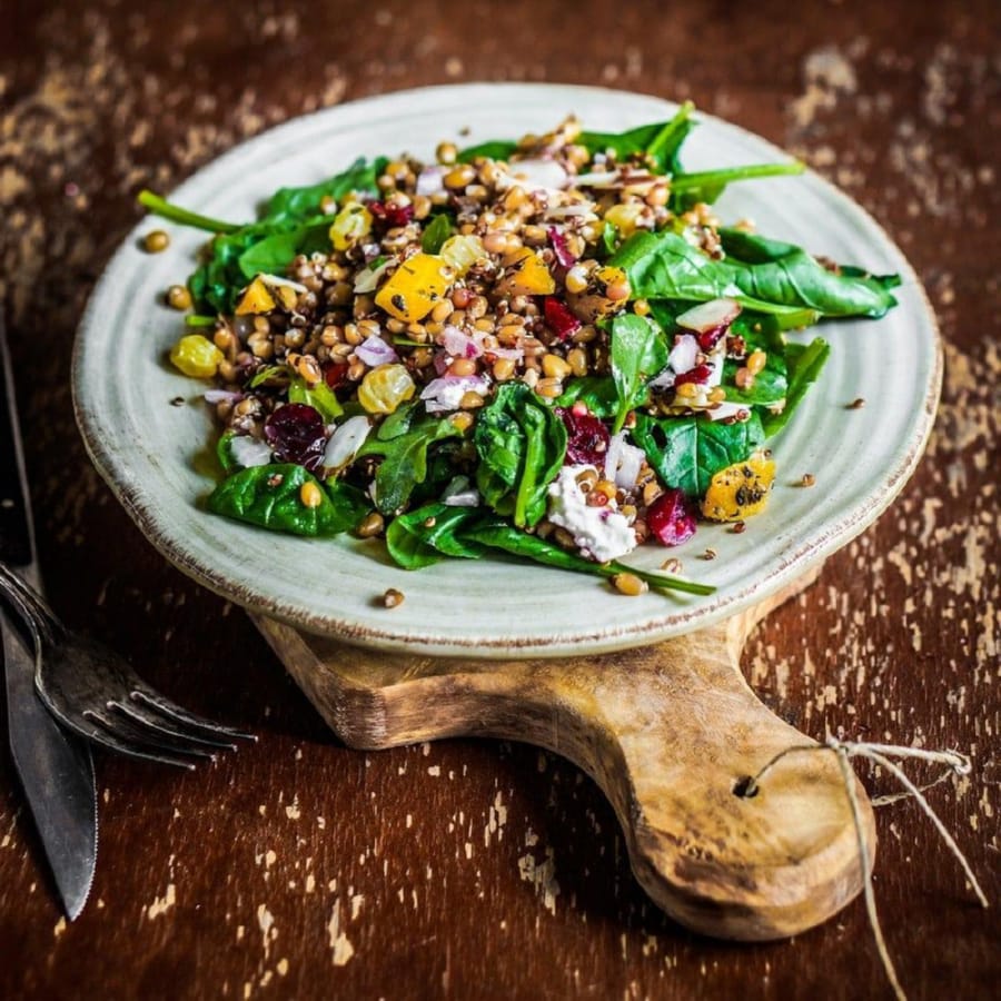 Ensalada de Quinoa con Aderezo de Limón