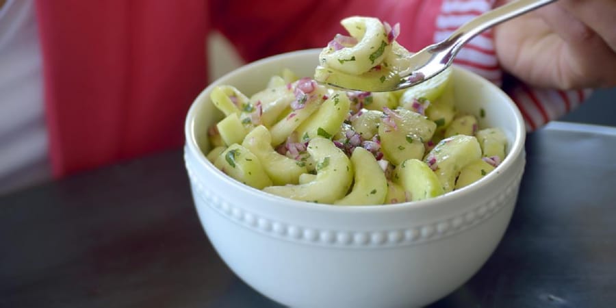 Ensalada Fresca de Pepinos