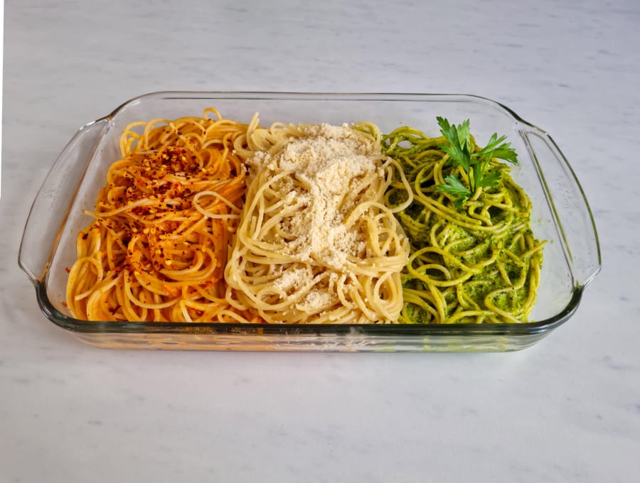 Espagueti Blanco con Queso Parmesano | Con Sal y Azucar
