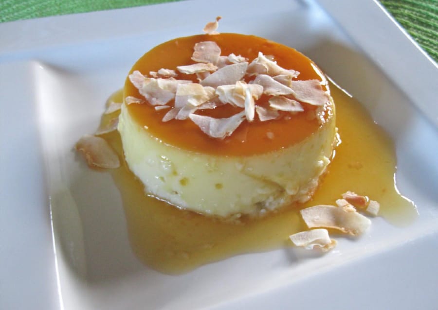 Flan con Coco