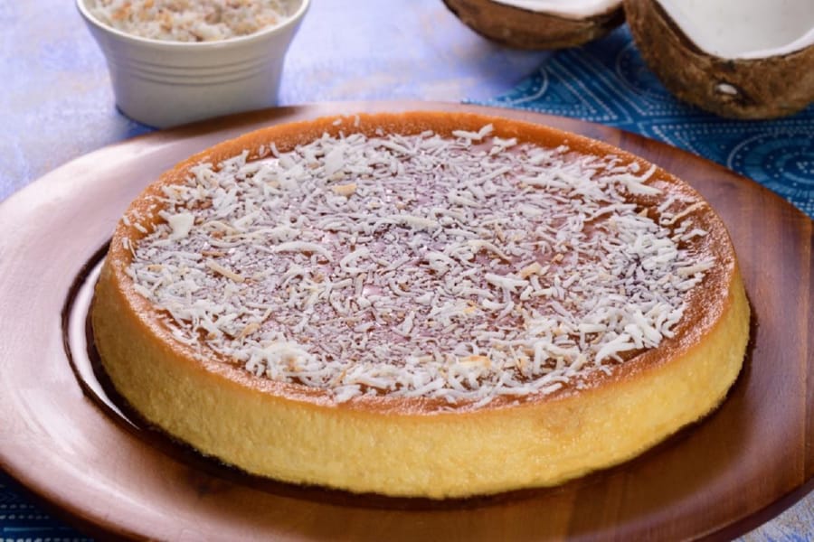 Flan Cremoso de Coco