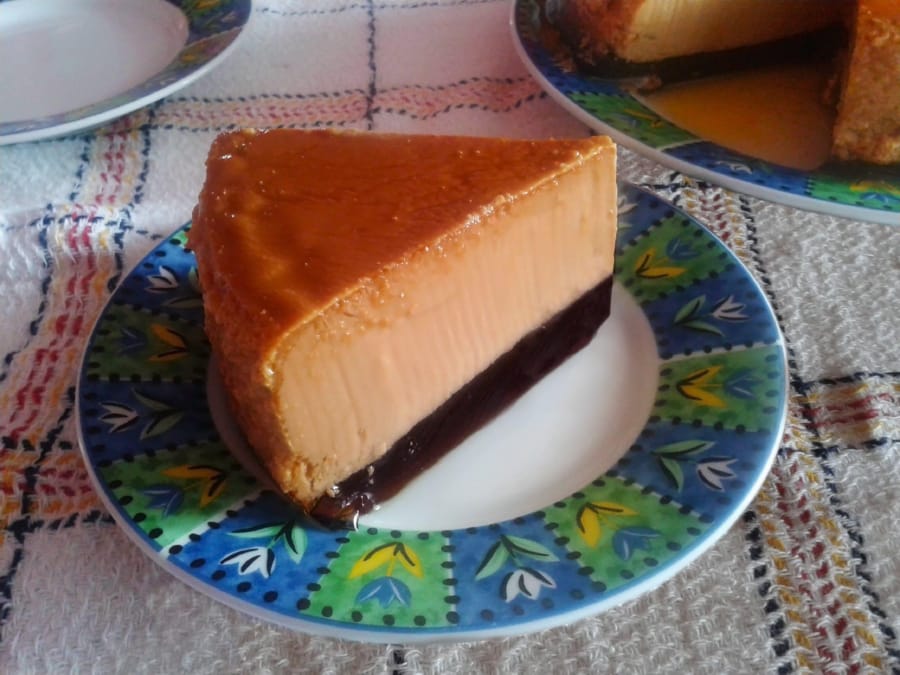 Flan de Cajeta con Gelatto de Café