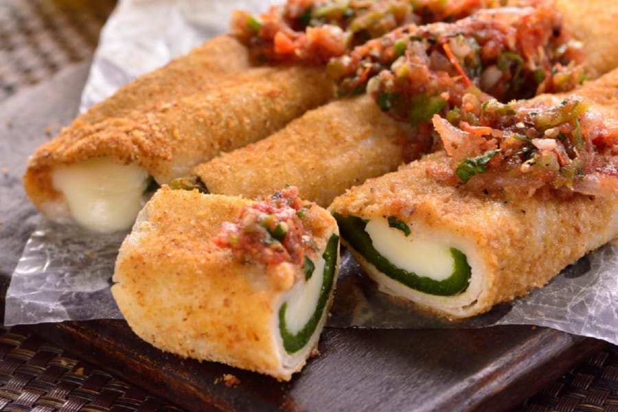 Flautas de Chile Relleno