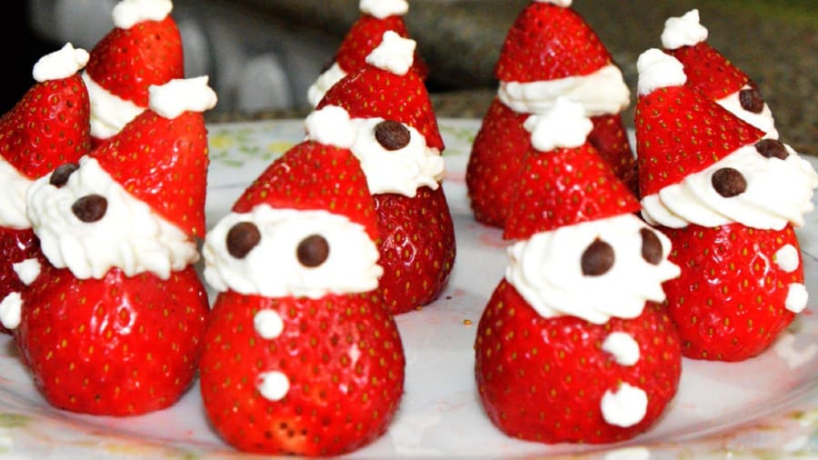 Fresas Navideñas