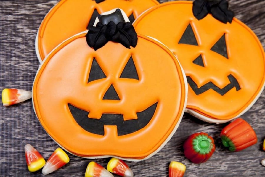 Galletas con Forma de Calabaza