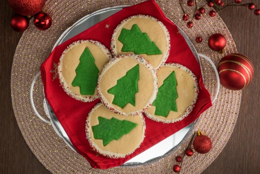 Galletas de Arbolito de Navidad