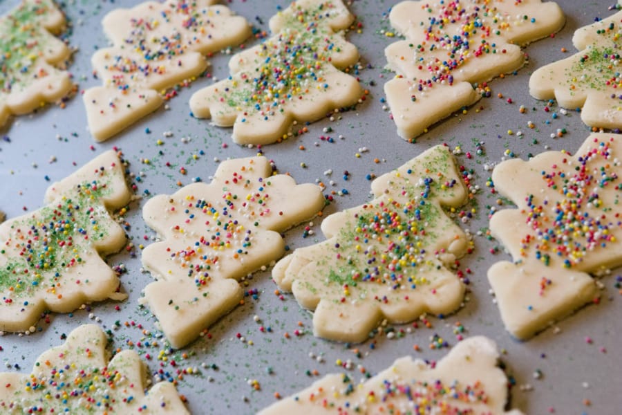 Galletas de Arbolitos de Navidad