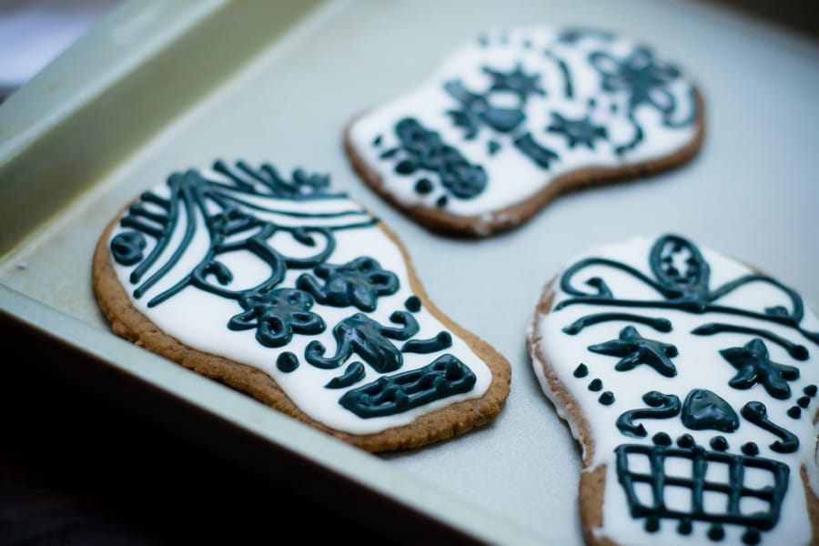 Galletas de Jengibre de Calavera