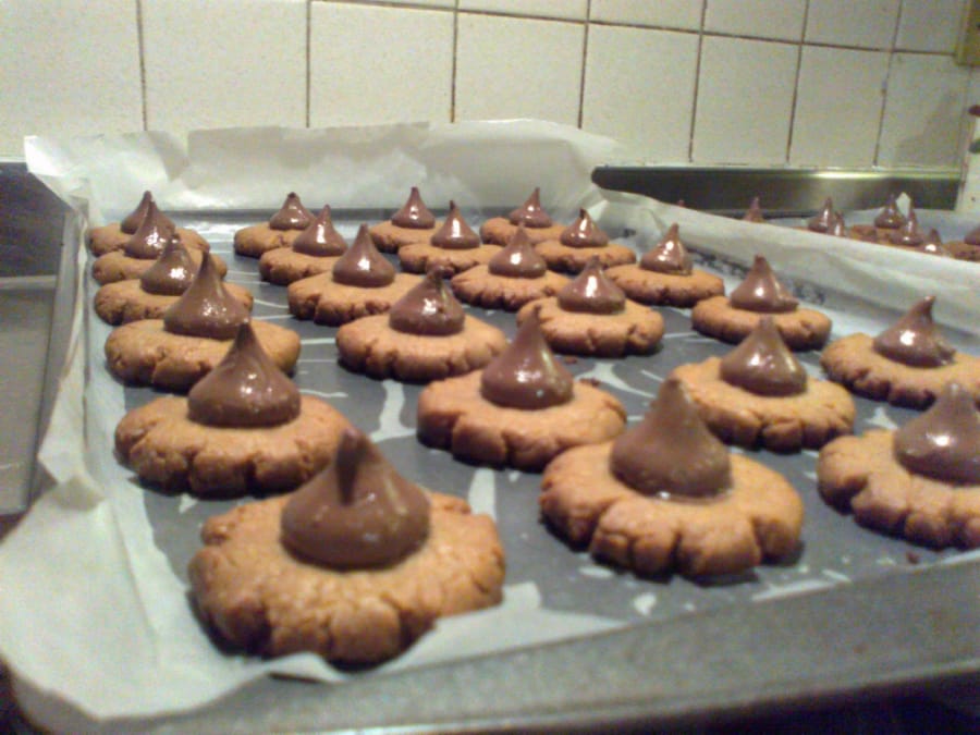 Galletas de Mani con Chocolate