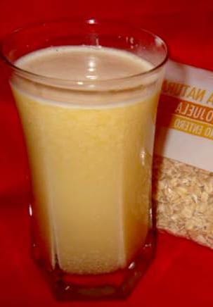 Licuado de Avena, Manzana y Naranja