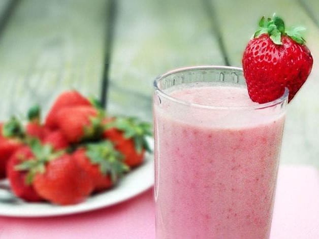 Licuado de Frutas Rojas