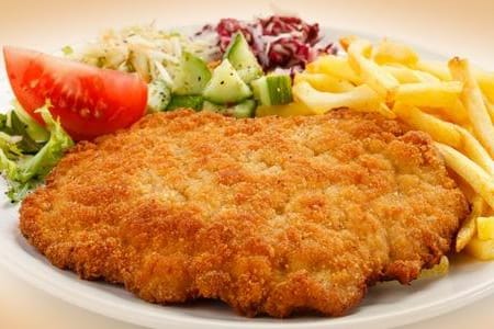 Milanesas con salsa dulce