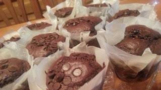 Muffins de Chocolate Estilo Starbucks