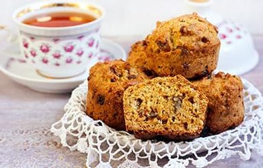 Muffins de Zanahoria Alpen Muesli