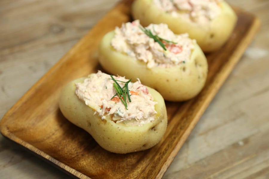 Papas con Relleno de Atún