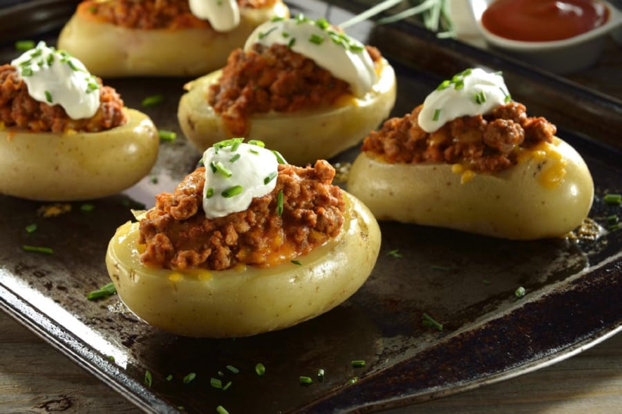 Papitas Rellenas con Carne Molida | Con Sal y Azucar