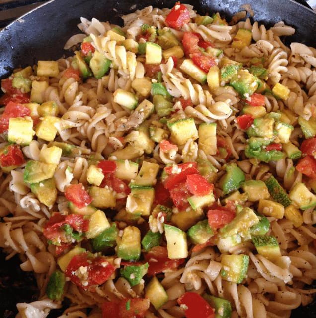 Pasta con Aguacate