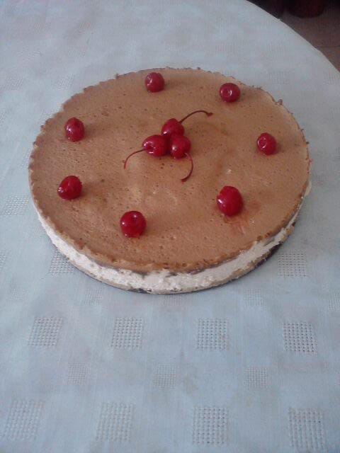 Pastel de Baileys con Gelatina de Capuchino