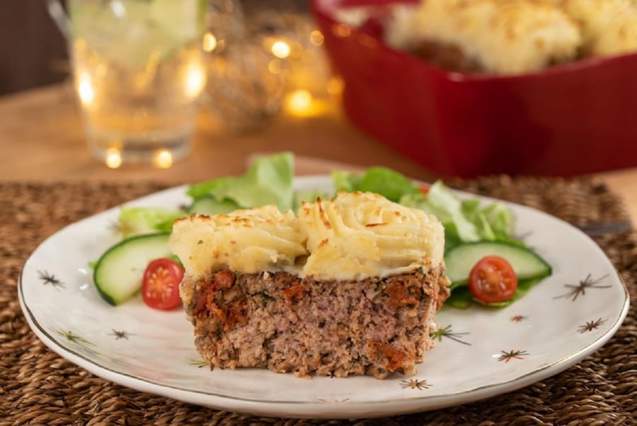 Pastel de Carne con Chorizo y Papa