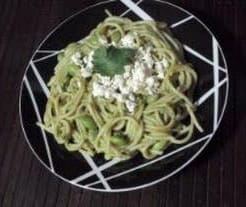 Pastita Verde con Habichuelas Mágicas